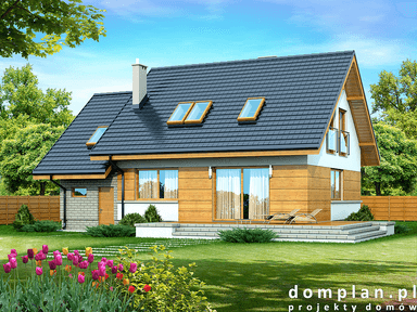 Wizualizacja domu jednorodzinnego Lisandra XS