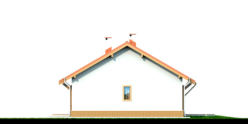 Elewacja boczna domu Santia