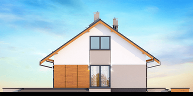 Elewacja boczna domu Santia Bis