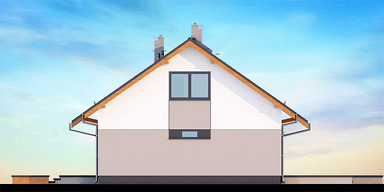 Elewacja boczna domu Santia Bis