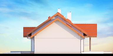 Elewacja boczna domu Saratoga 2M