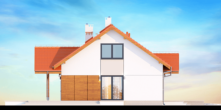 Elewacja boczna domu Saratoga 2M