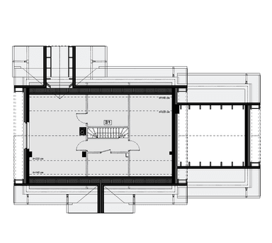 Rzut poddasza domu jednorodzinnego Saratoga 2M