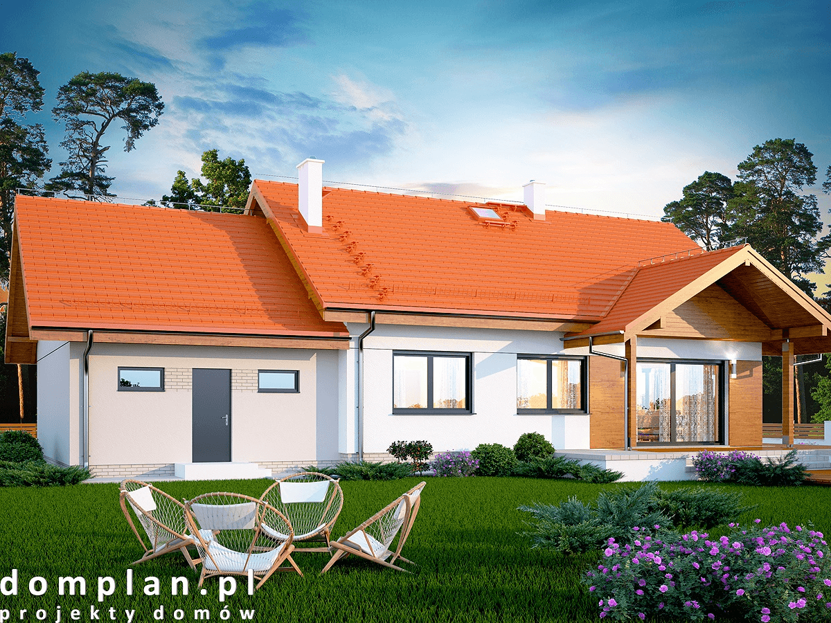 Wizualizacja domu jednorodzinnego Saratoga 2M