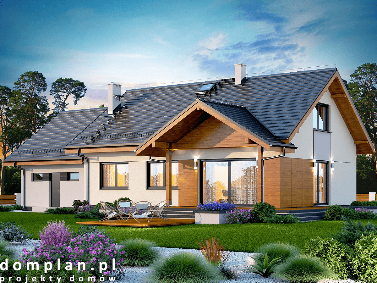 Wizualizacja domu jednorodzinnego Saratoga 2M