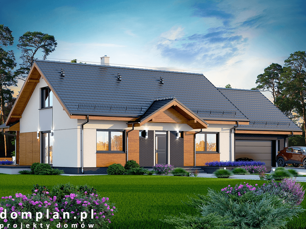 Wizualizacja domu jednorodzinnego Saratoga 2M