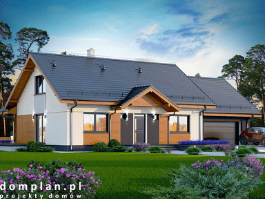 Wizualizacja domu jednorodzinnego Saratoga 2M