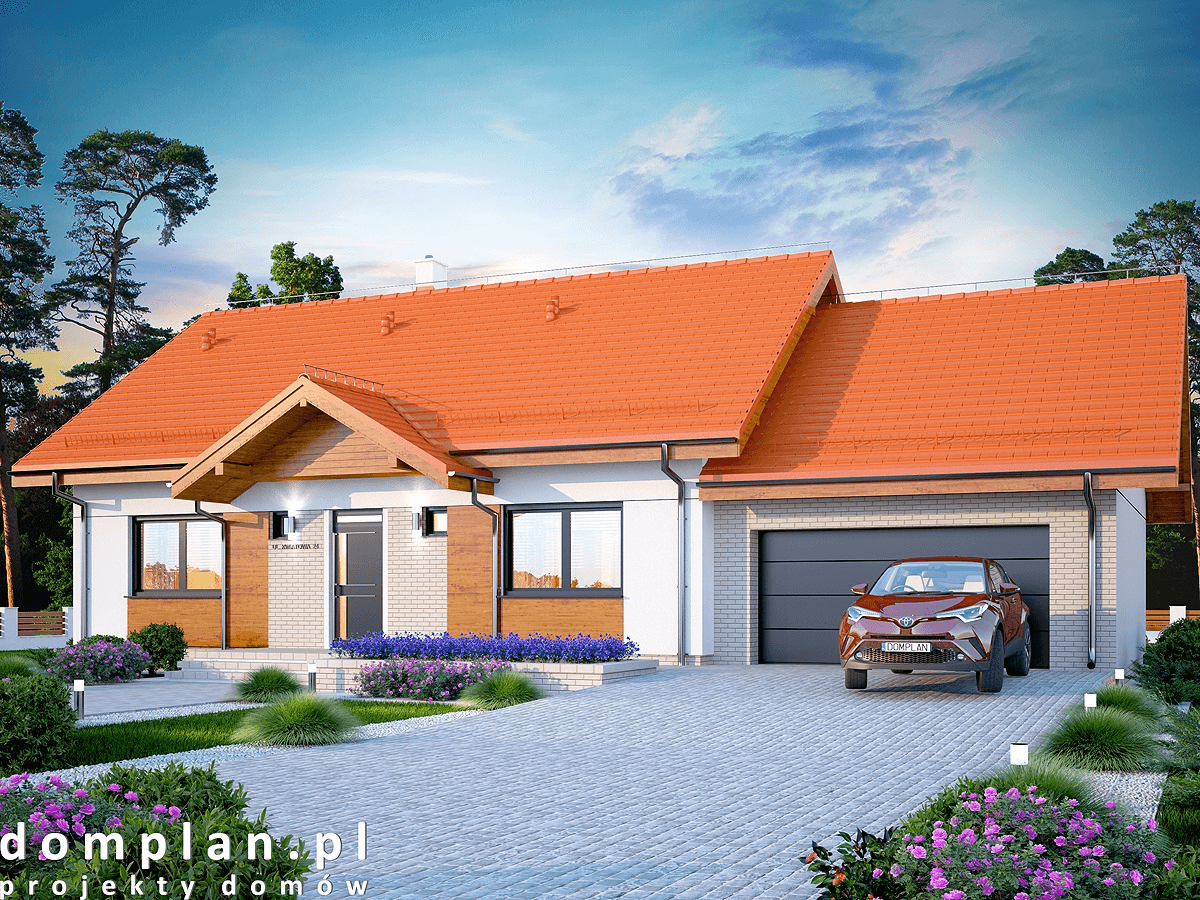 Wizualizacja domu jednorodzinnego Saratoga 2M