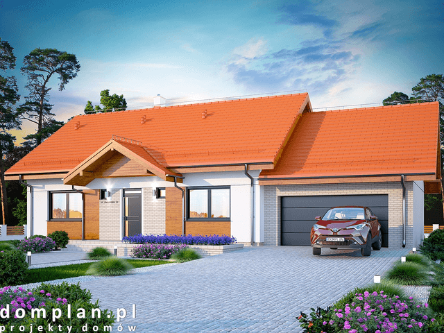 Wizualizacja domu jednorodzinnego Saratoga 2M