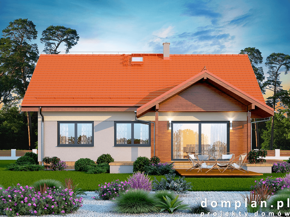 Wizualizacja domu jednorodzinnego Saratoga