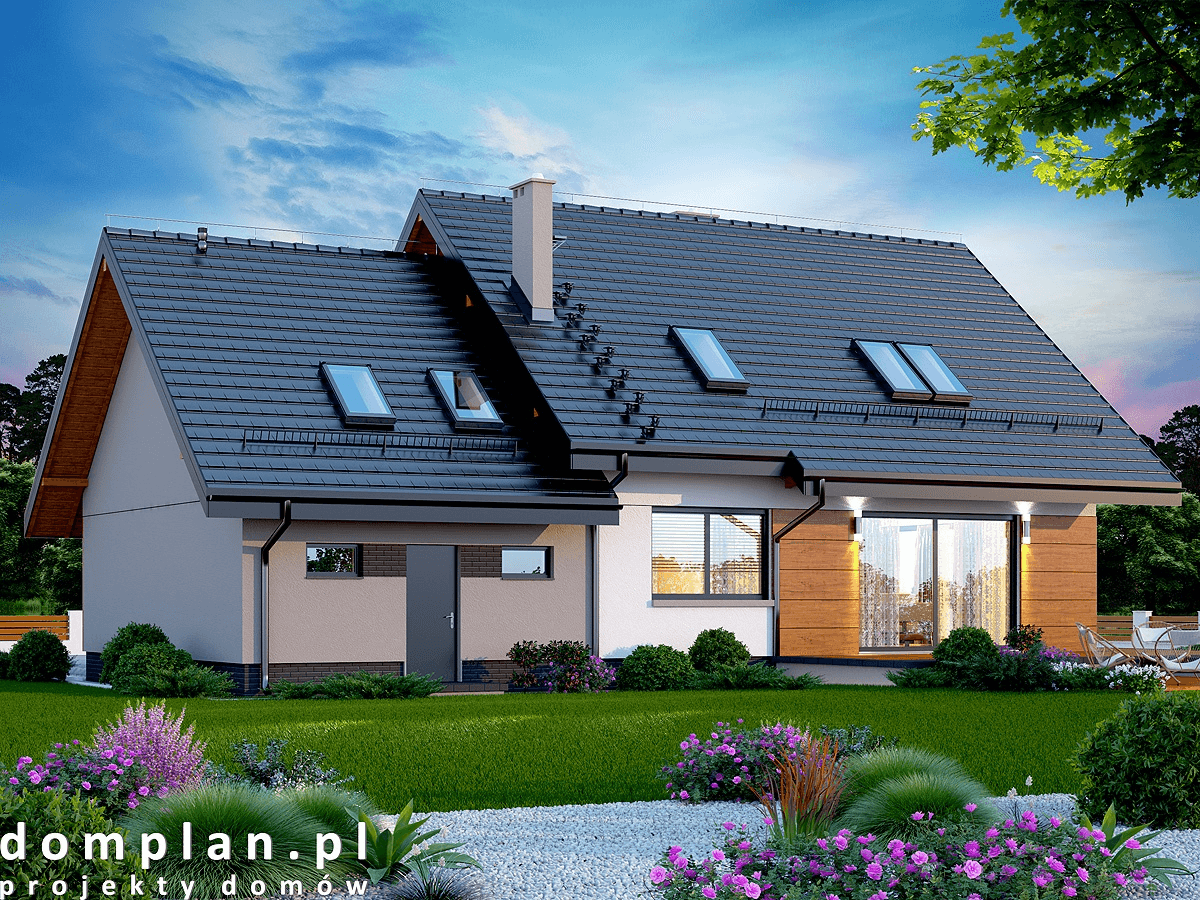 Wizualizacja domu jednorodzinnego Torina 2M