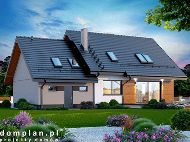 Wizualizacja domu jednorodzinnego Torina 2M