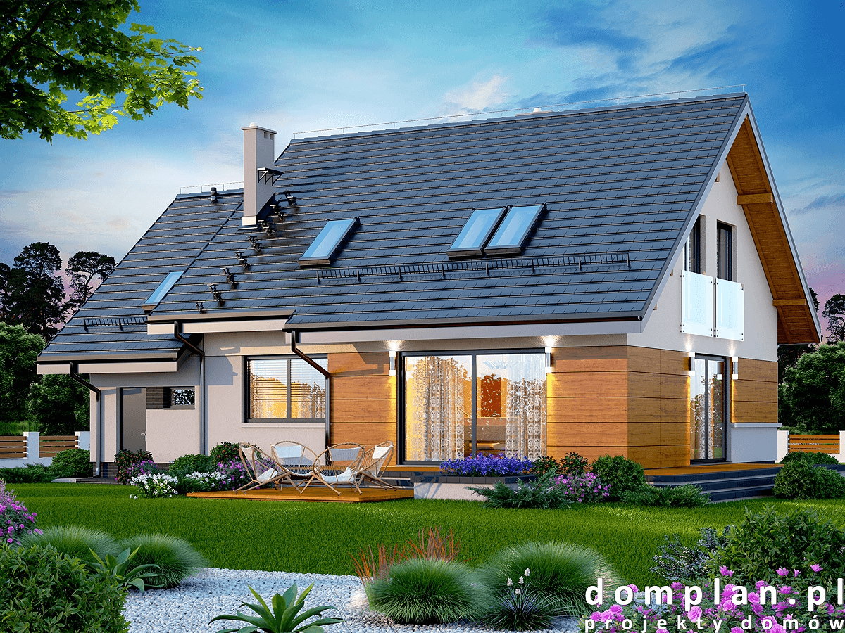 Wizualizacja domu jednorodzinnego Torina