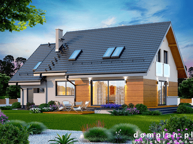 Wizualizacja domu jednorodzinnego Torina