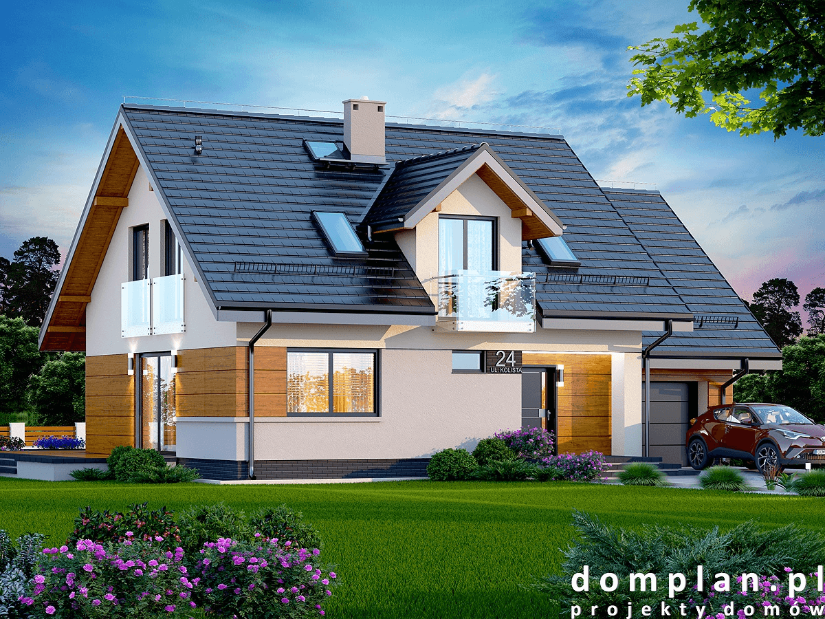 Wizualizacja domu jednorodzinnego Torina