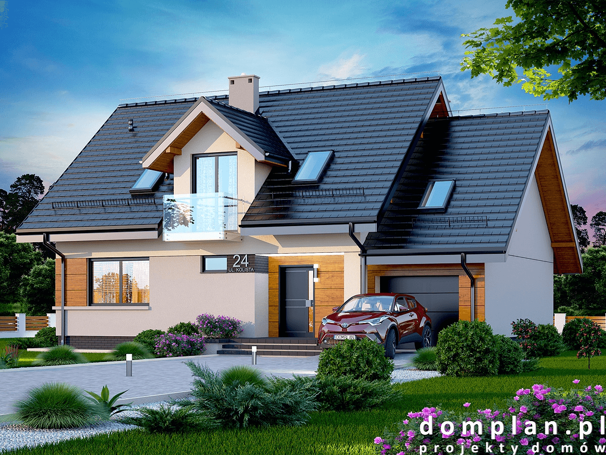 Wizualizacja domu jednorodzinnego Torina