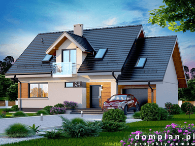 Wizualizacja domu jednorodzinnego Torina