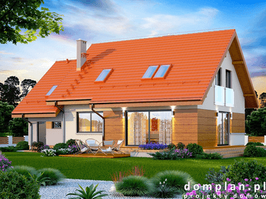 Wizualizacja domu jednorodzinnego Torina