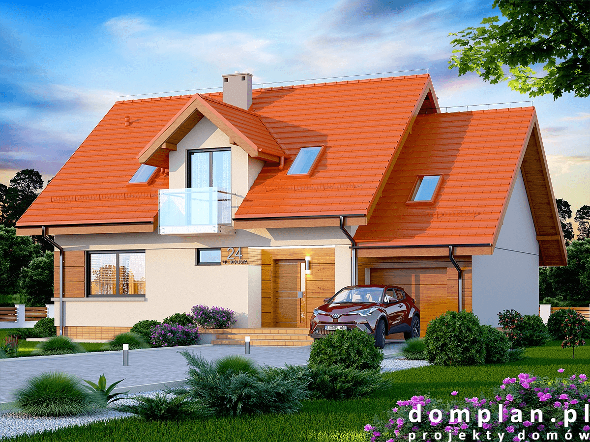 Wizualizacja domu jednorodzinnego Torina