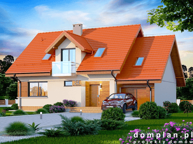 Wizualizacja domu jednorodzinnego Torina