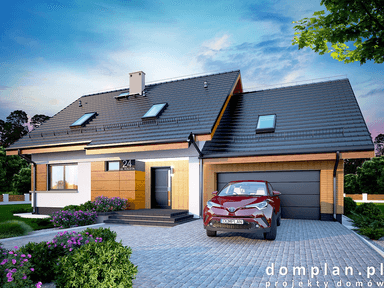 Wizualizacja domu jednorodzinnego Torina Bis 2M