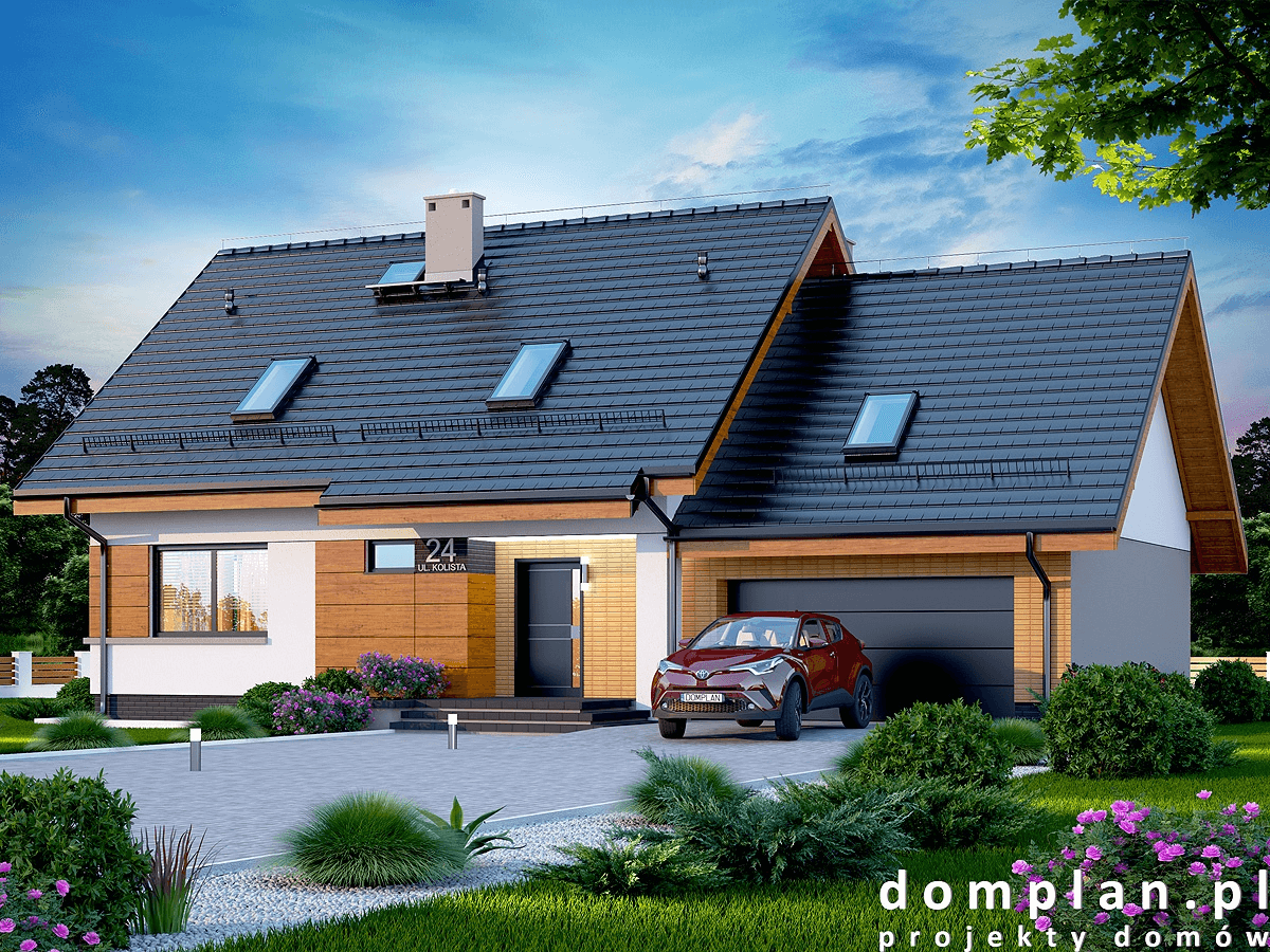 Wizualizacja domu jednorodzinnego Torina Bis 2M