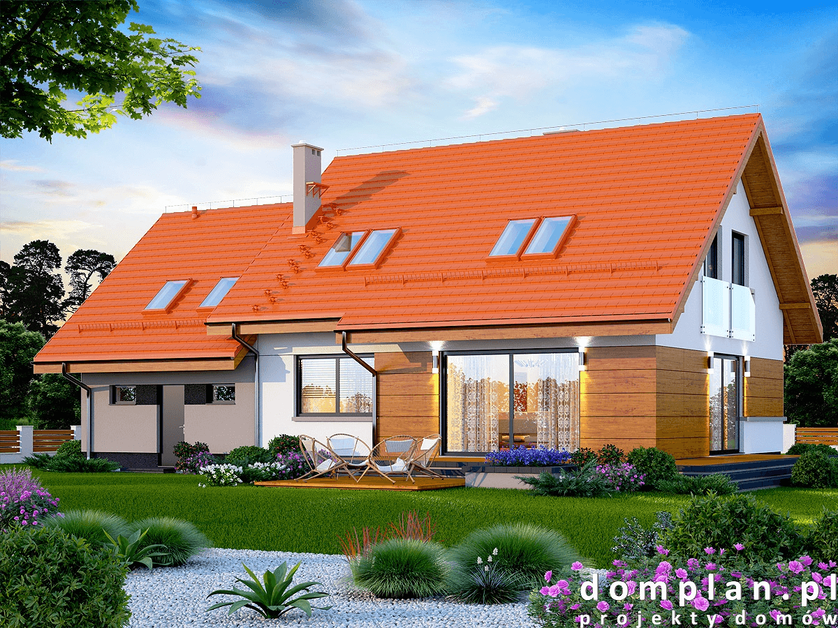 Wizualizacja domu jednorodzinnego Torina Bis 2M