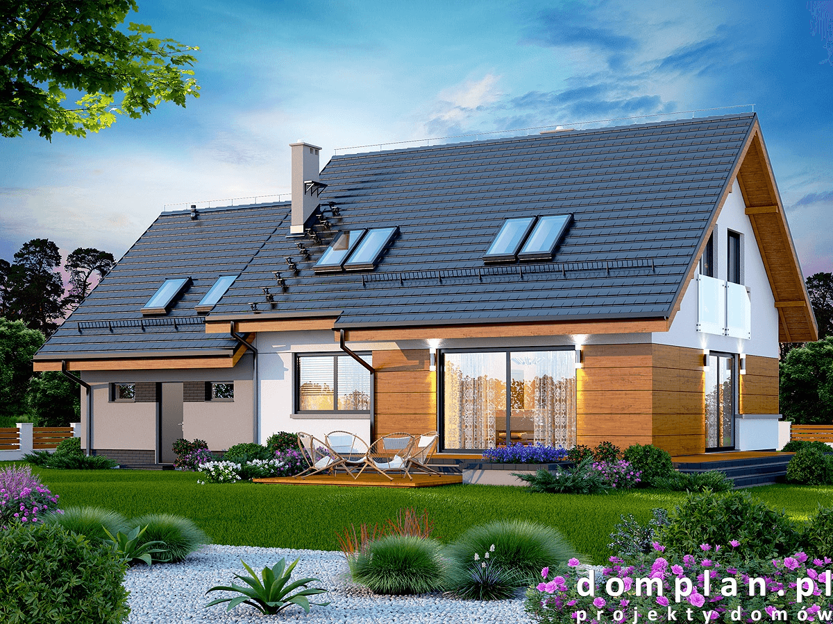 Wizualizacja domu jednorodzinnego Torina Bis 2M