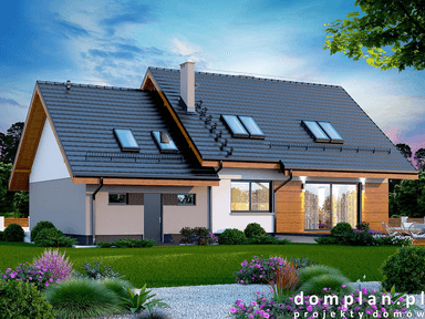 Wizualizacja domu jednorodzinnego Torina Bis 2M