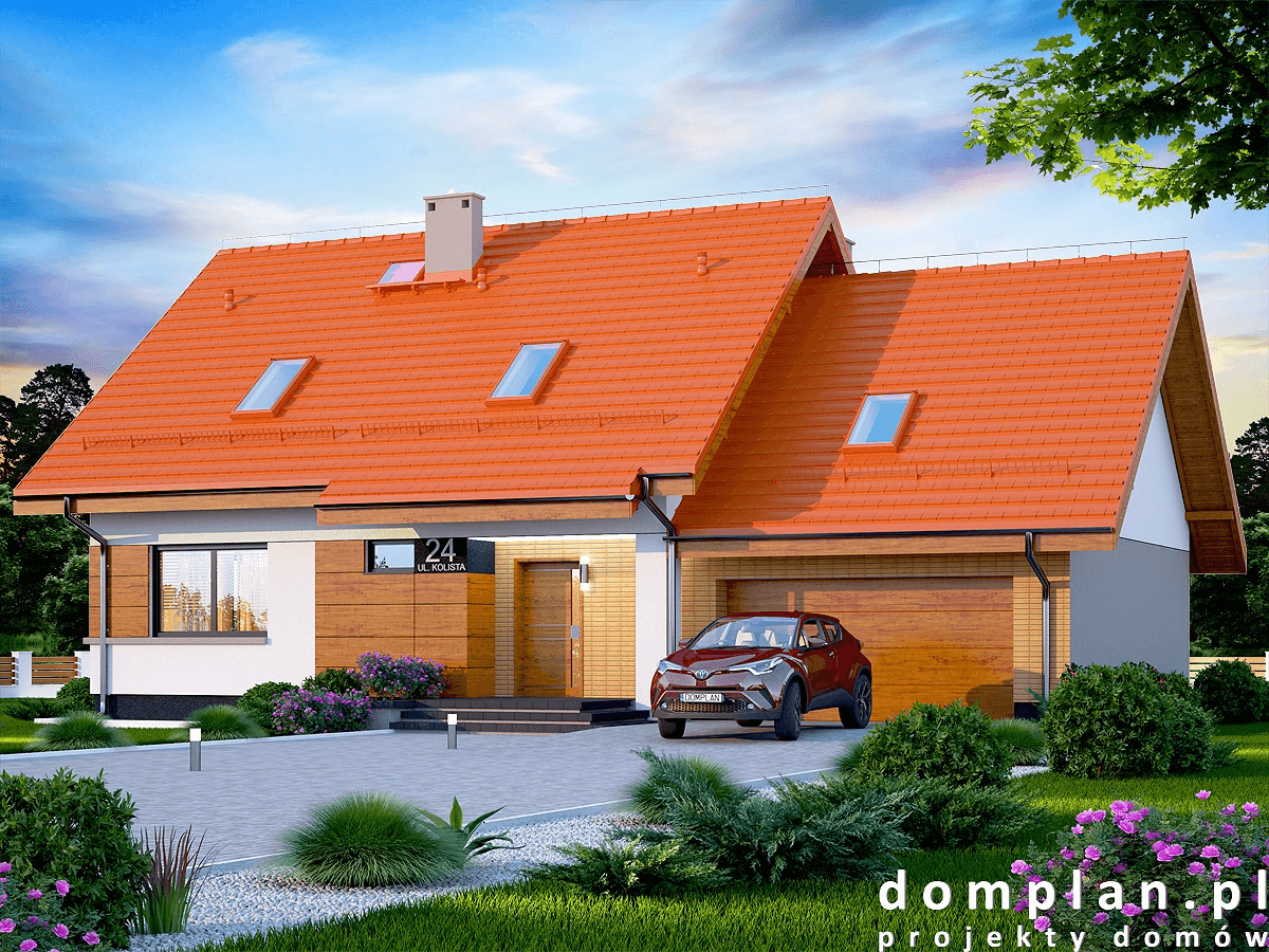 Wizualizacja domu jednorodzinnego Torina BIs 2M