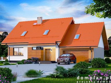 Wizualizacja domu jednorodzinnego Torina BIs 2M