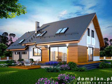 Wizualizacja domu jednorodzinnego Torina Bis 2M