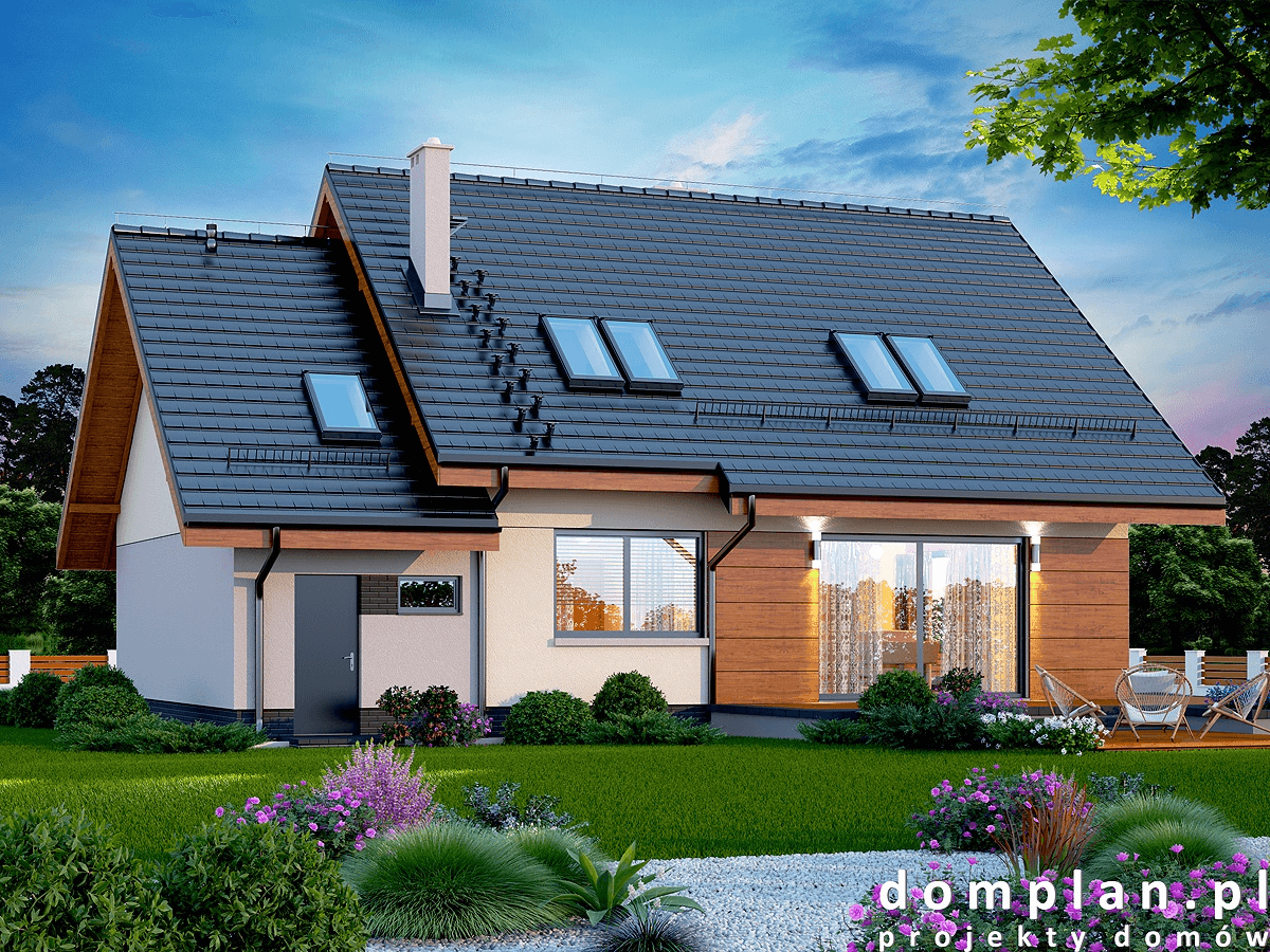 Wizualizacja domu jednorodzinnego Torina Bis