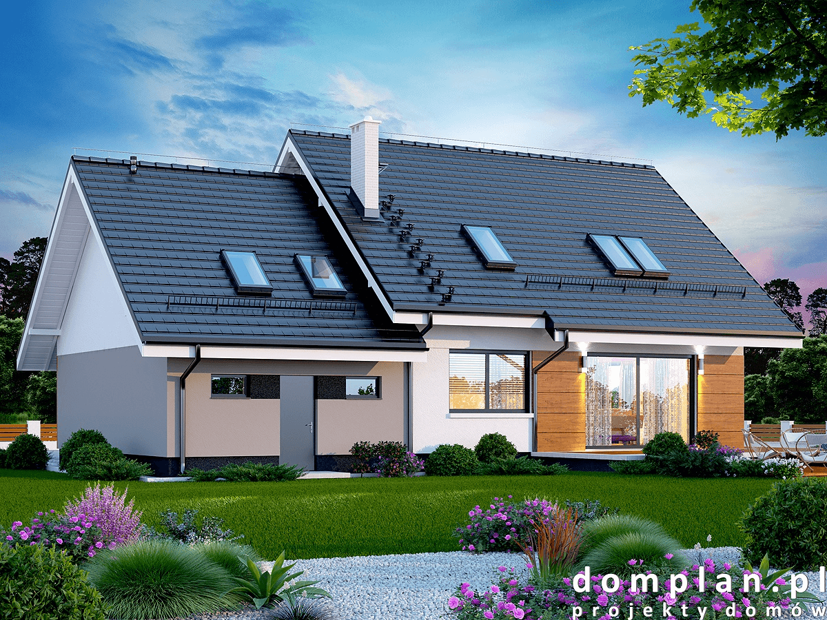 Wizualizacja domu jednorodzinnego Torina 2M