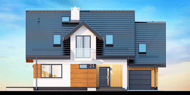 Elewacja frontowa domu Torina mała