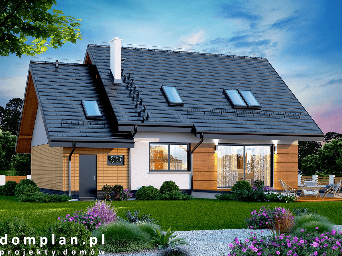 Wizualizacja domu jednorodzinnego Torina mała