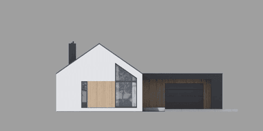Elewacja frontowa Modern House 719