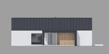 Elewacja boczna Modern House 719