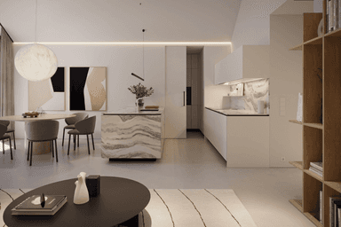Projekt wnętrza w projekcie domu House 719