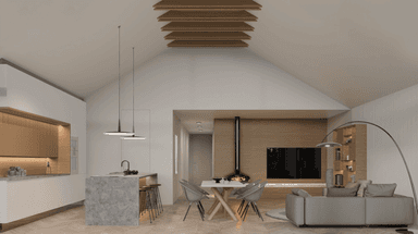 Wizualizacja domu jednorodzinnego New House 714 G2