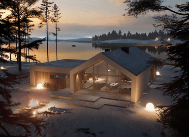 Wizualizacja domu jednorodzinnego New House 714 G2