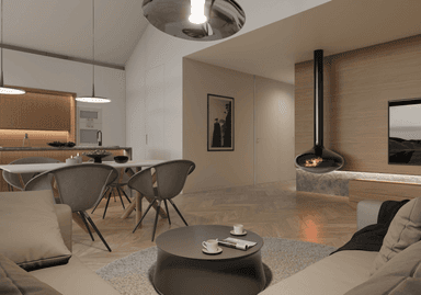 Wizualizacja domu jednorodzinnego New House 714 G2