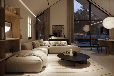 Wizualizacja domu jednorodzinnego New House 719 w1