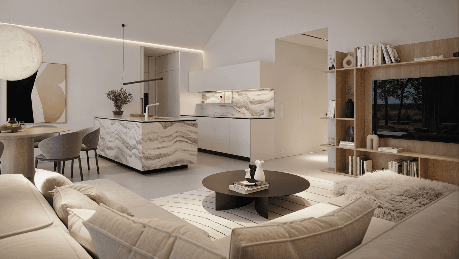 Wizualizacja domu jednorodzinnego New House 719 w1