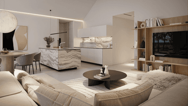 Wizualizacja domu jednorodzinnego New House 719 w1