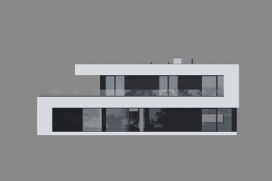 Elewacja tylna projektu domu New House 726