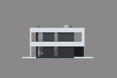 Elewacja boczna projektu domu New House 726