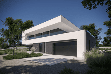 Wizualizacja domu jednorodzinnego New House 726