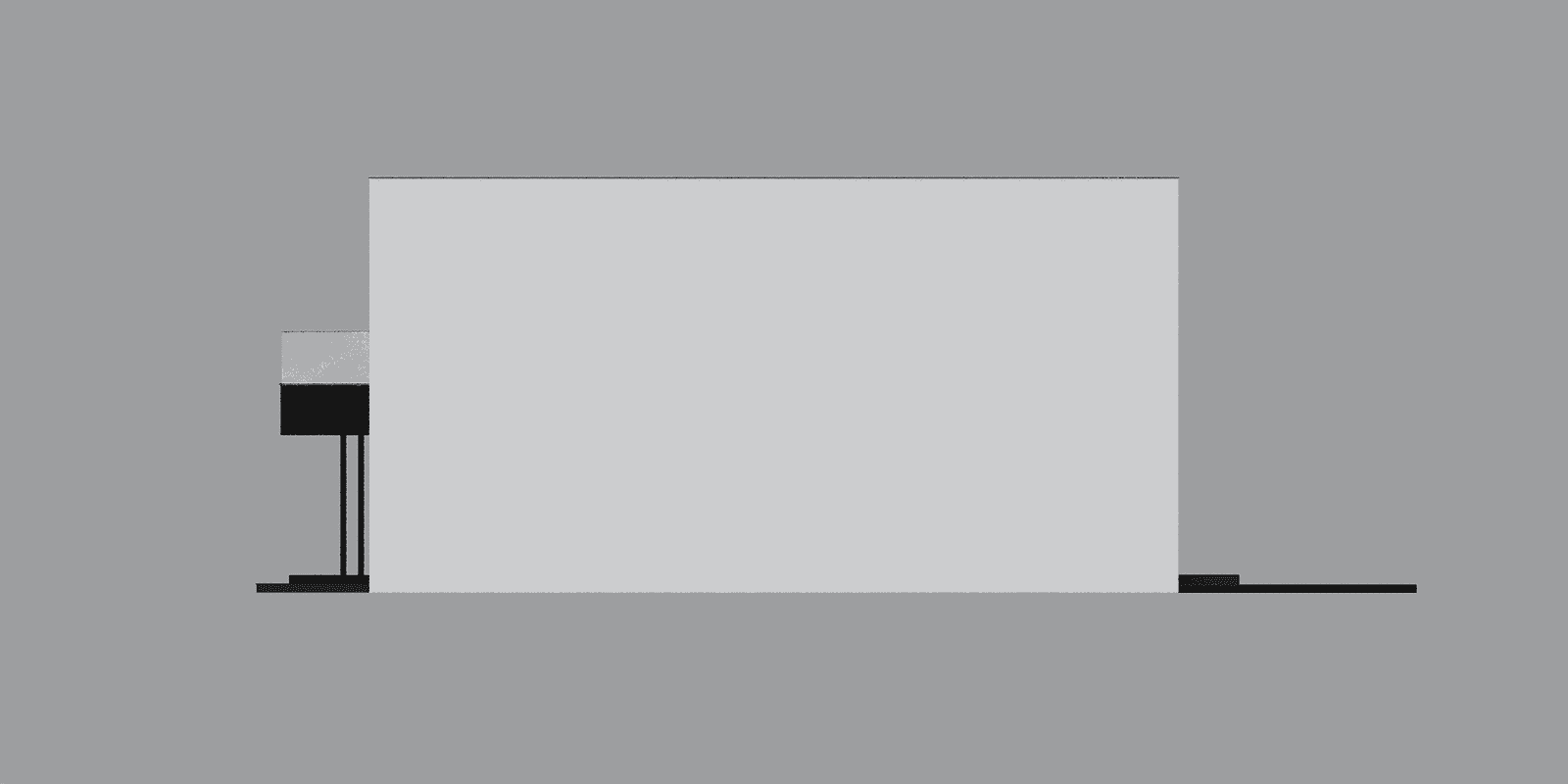 Elewacja boczna projektu domu New House 744 w1