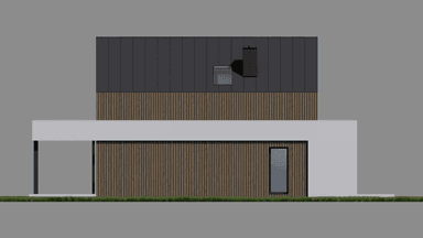 Elewacja boczna projektu domu New House 756
